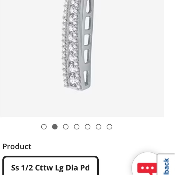 3-Piece Exquisite 925-QCD lab grown diamonds pendant and earrings set - Picture 14 of 17